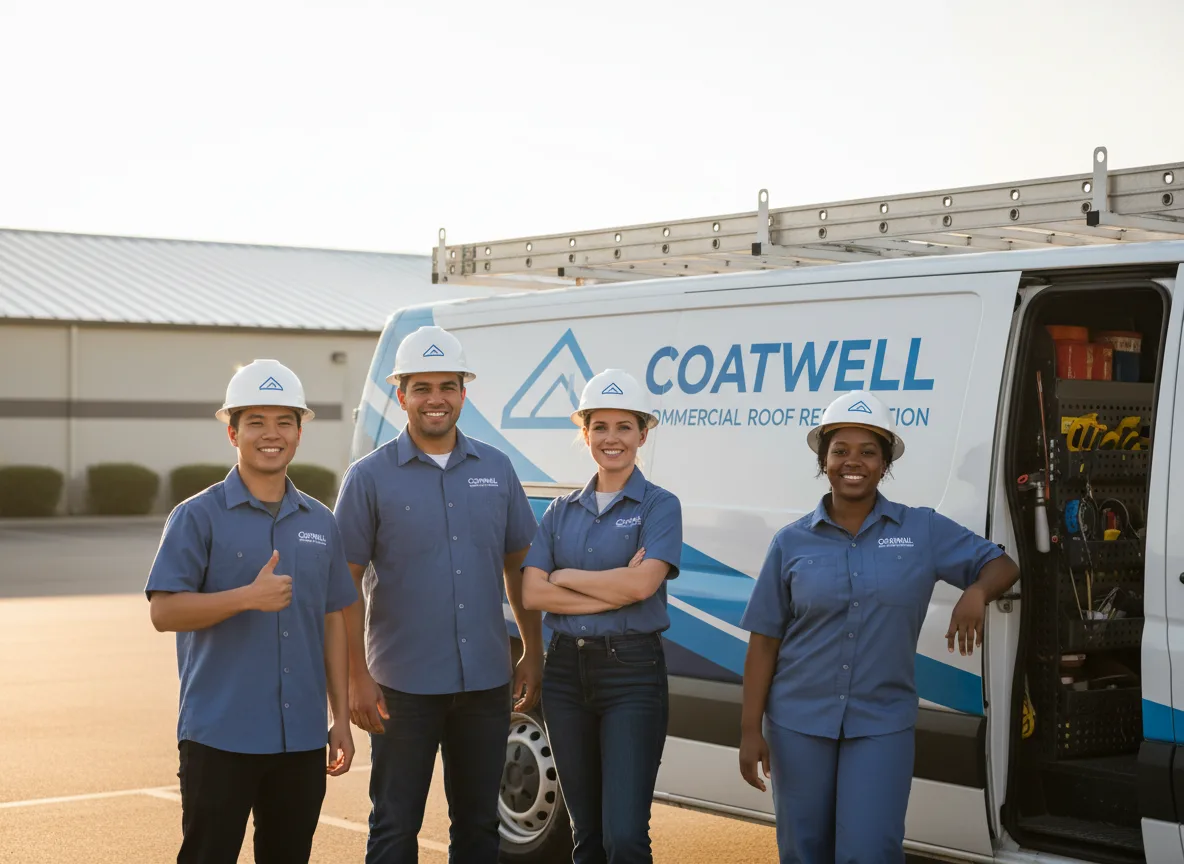 Commercial roof coating company in Arcola, MS